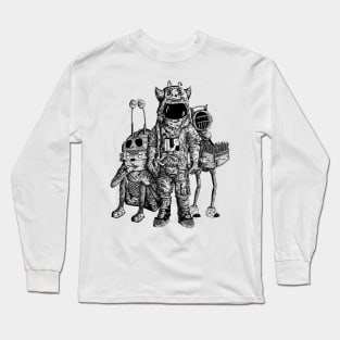 Astronout and the alien Long Sleeve T-Shirt